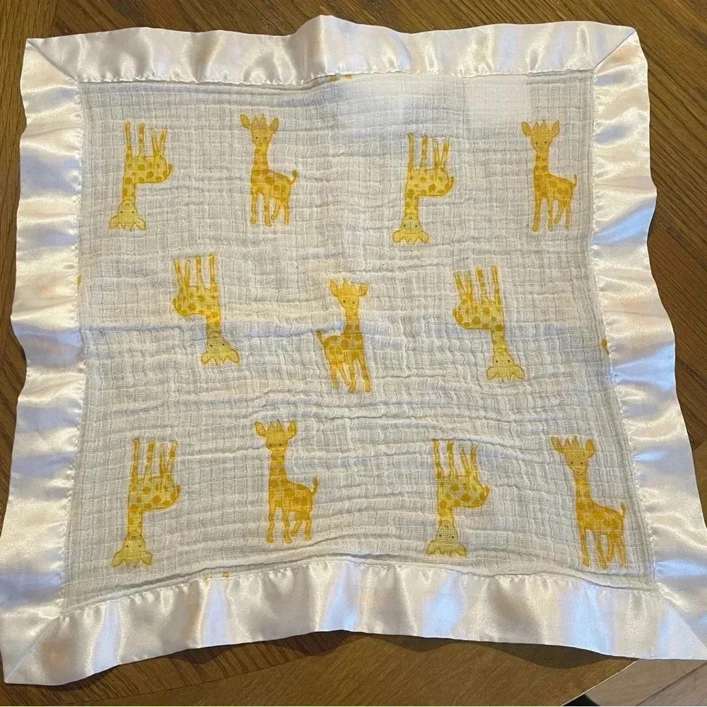 Aden & Anais Essentials Muslin Giraffe Baby Security Blanket Blankie
